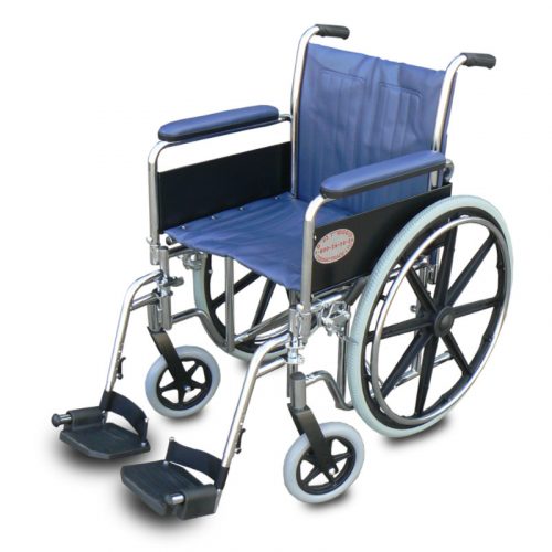 כסא גלגלים מוסדי עם ידית ארוכה דגם WCDS